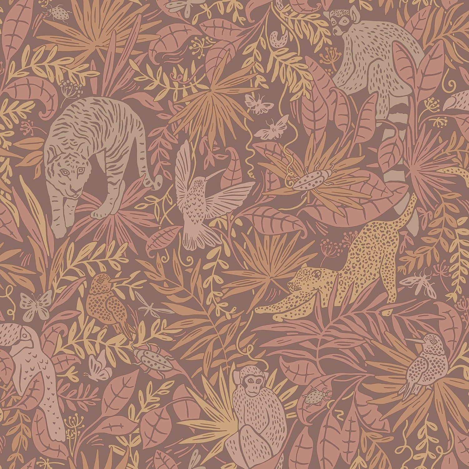Eijffinger behang Explore 323023 jungle terra brown