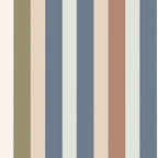 Eijffinger behang Explore 323053 multi colour stripe indigo