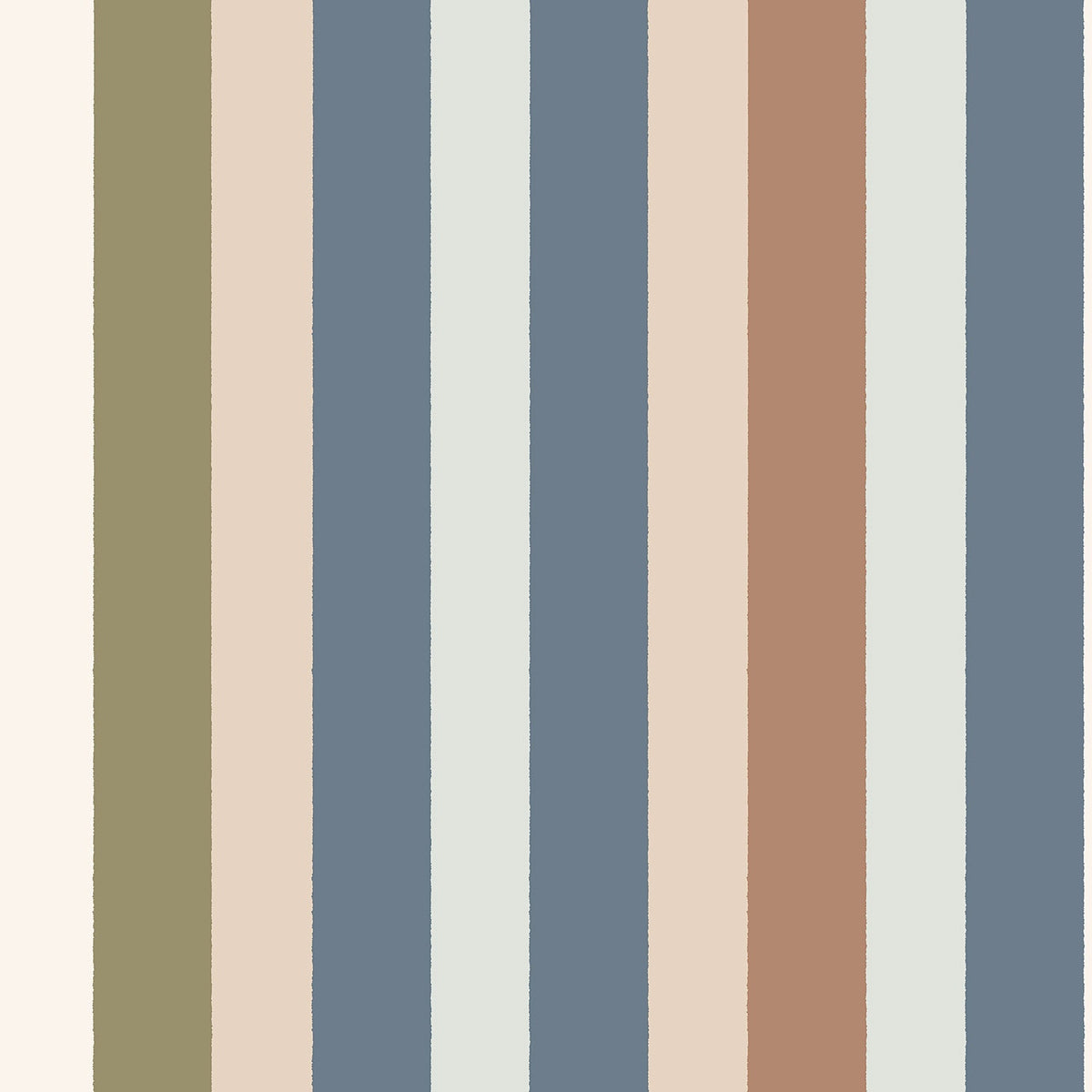 Eijffinger behang Explore 323053 multi colour stripe indigo (staal)
