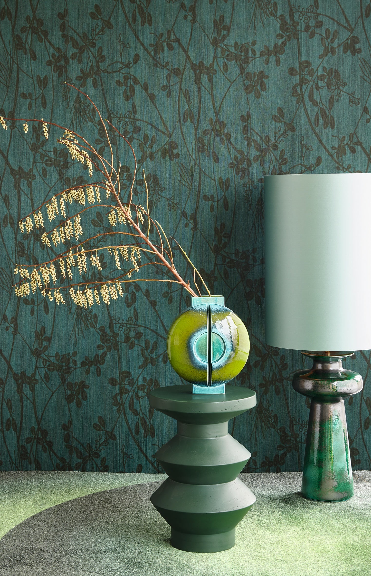 Eijffinger behang Emerald 333405 in interieur