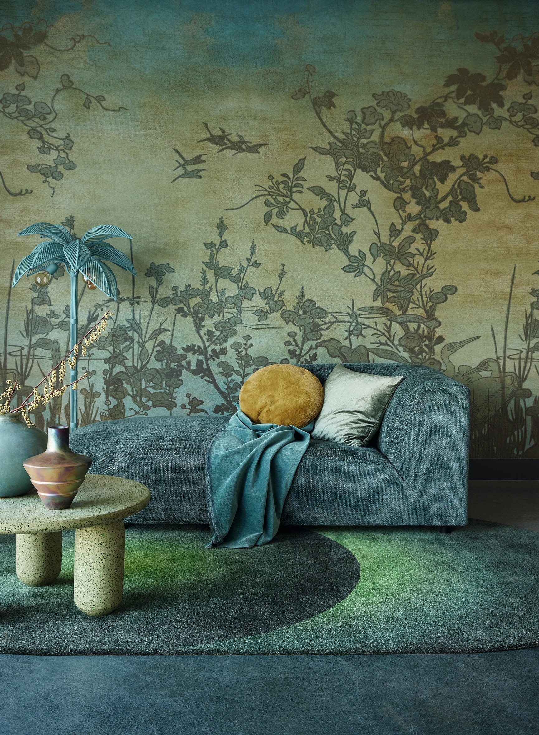 Eijffinger behang Emerald 333471 in interieur