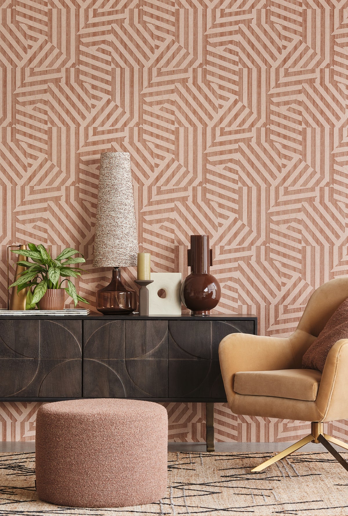 Eijffinger behang Revive 333633 in interieur