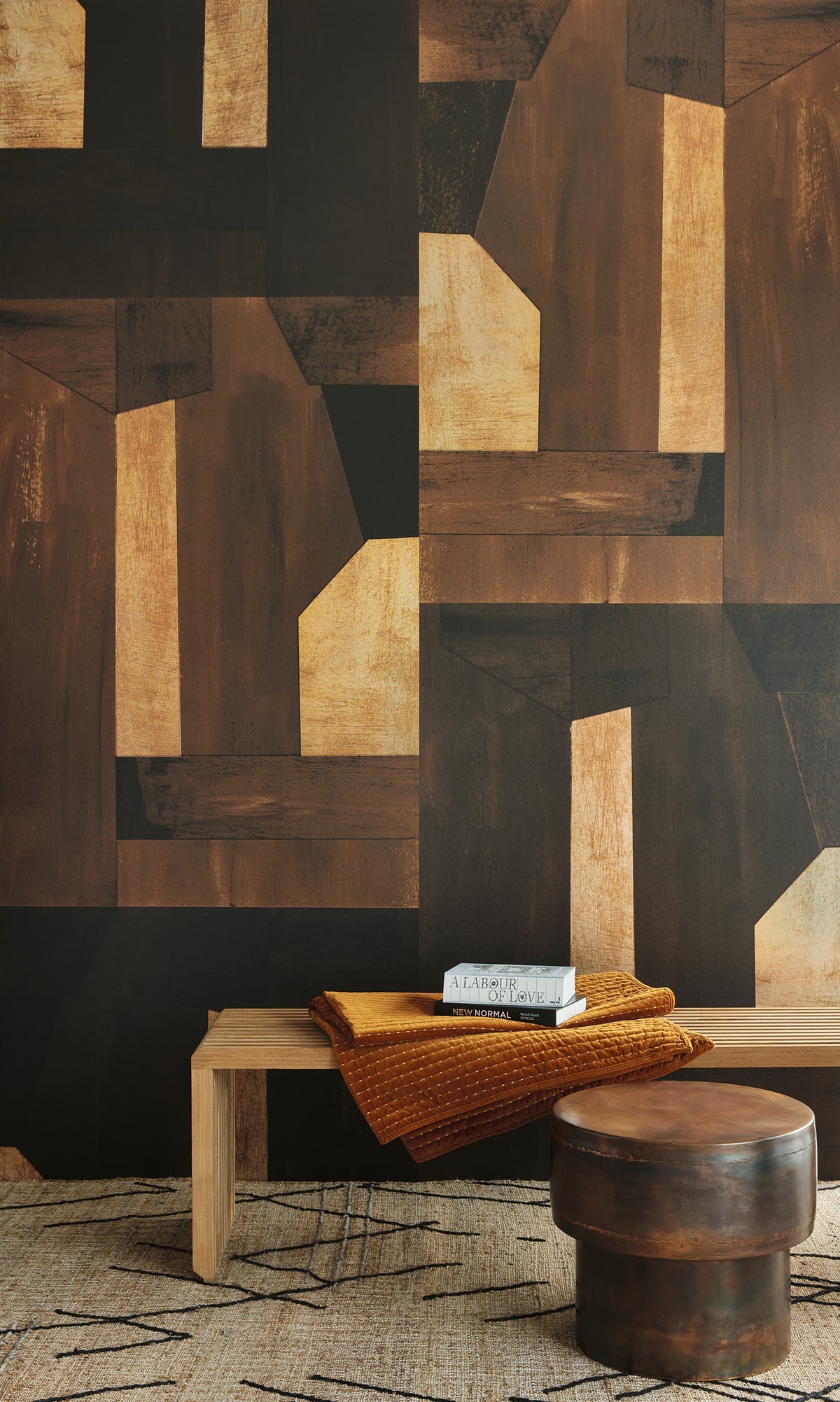 Eijffinger behang Revive 333677 in interieur