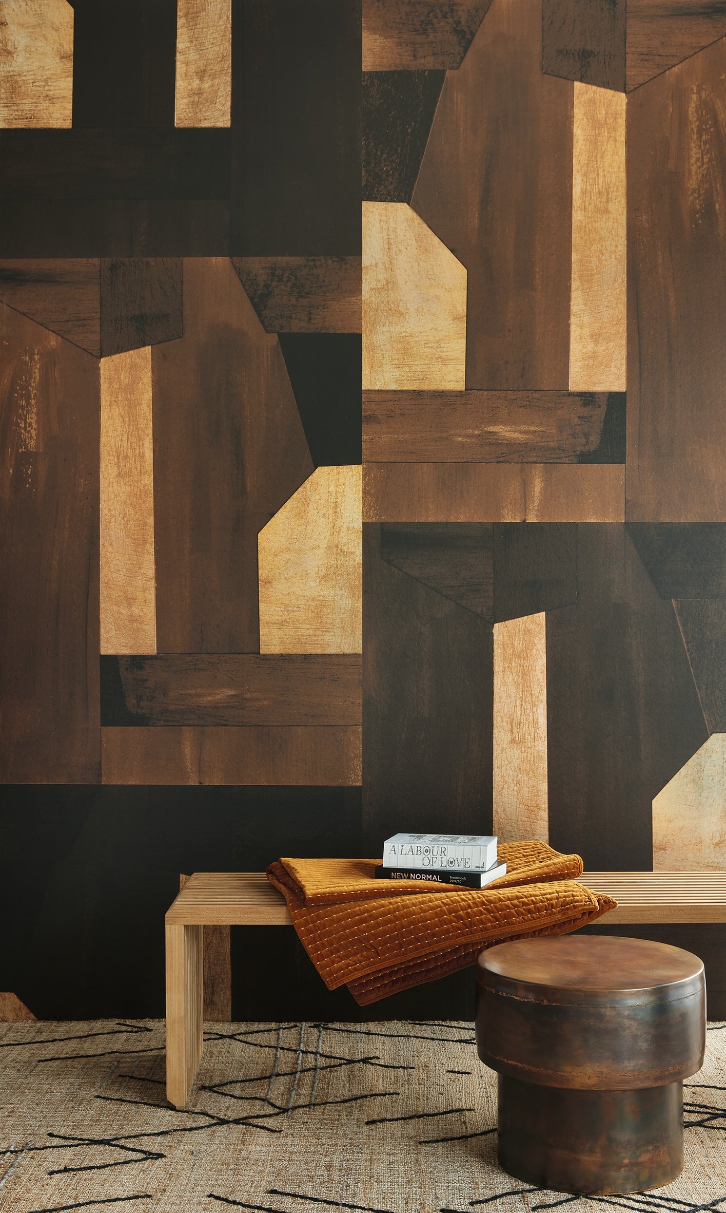 Eijffinger behang Revive 333677 in interieur