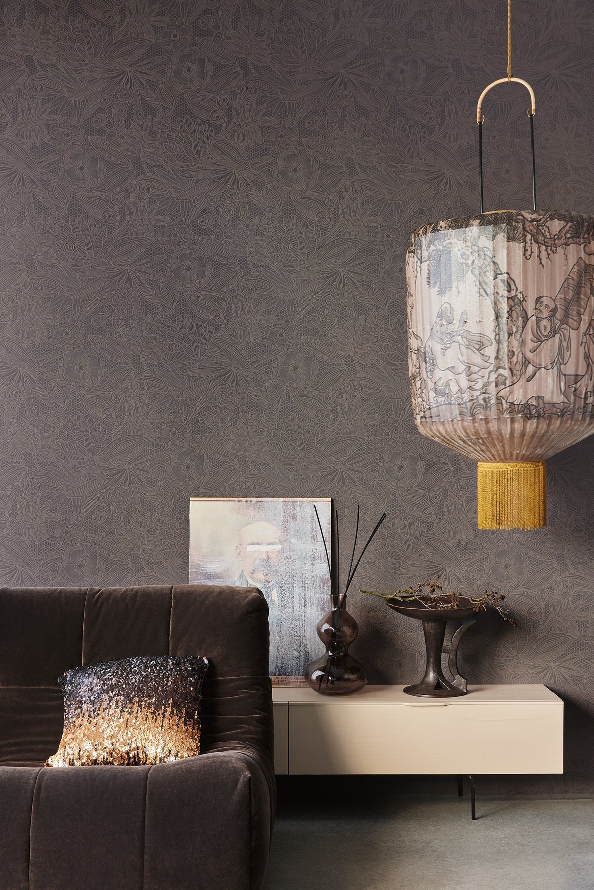 Eijffinger behang Gilded 340115 in interieur