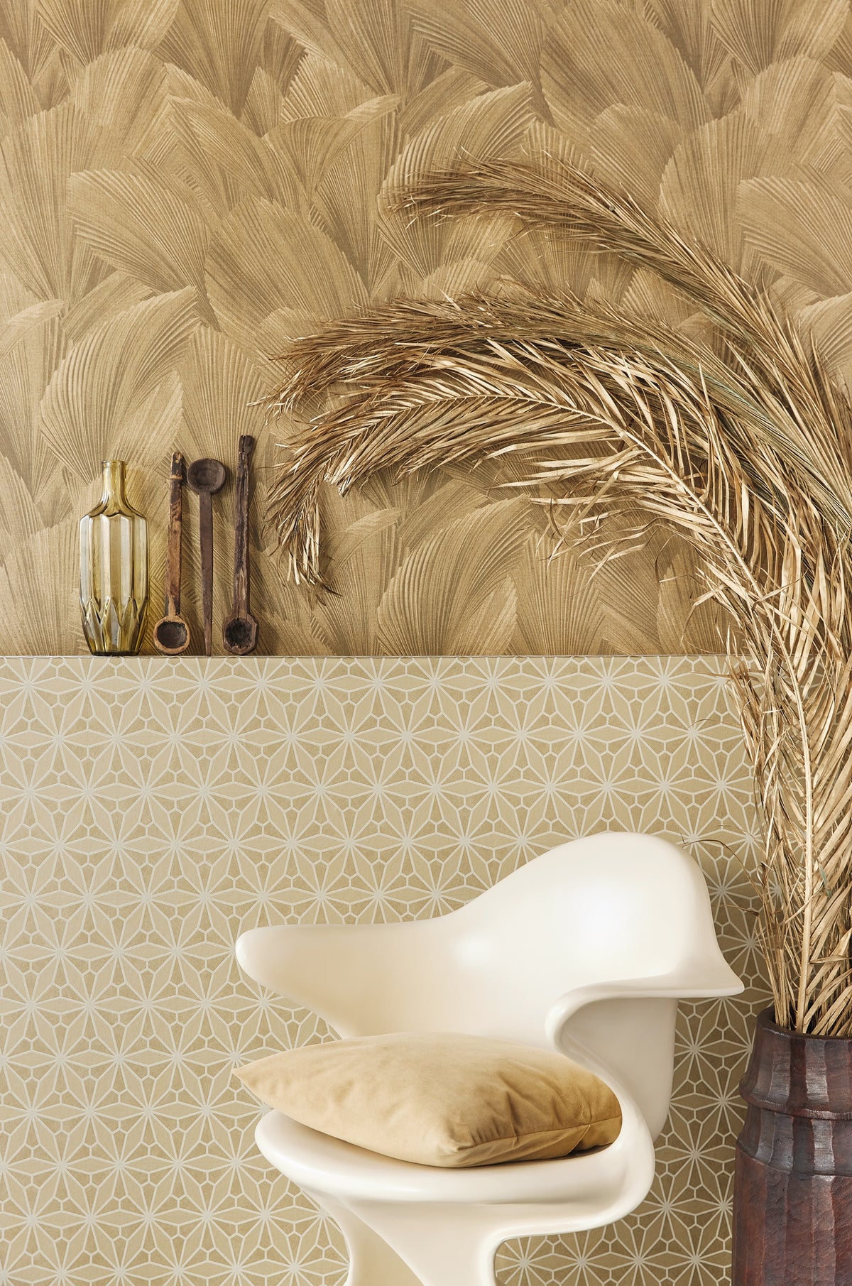 Eijffinger behang Gilded 340142 in interieur