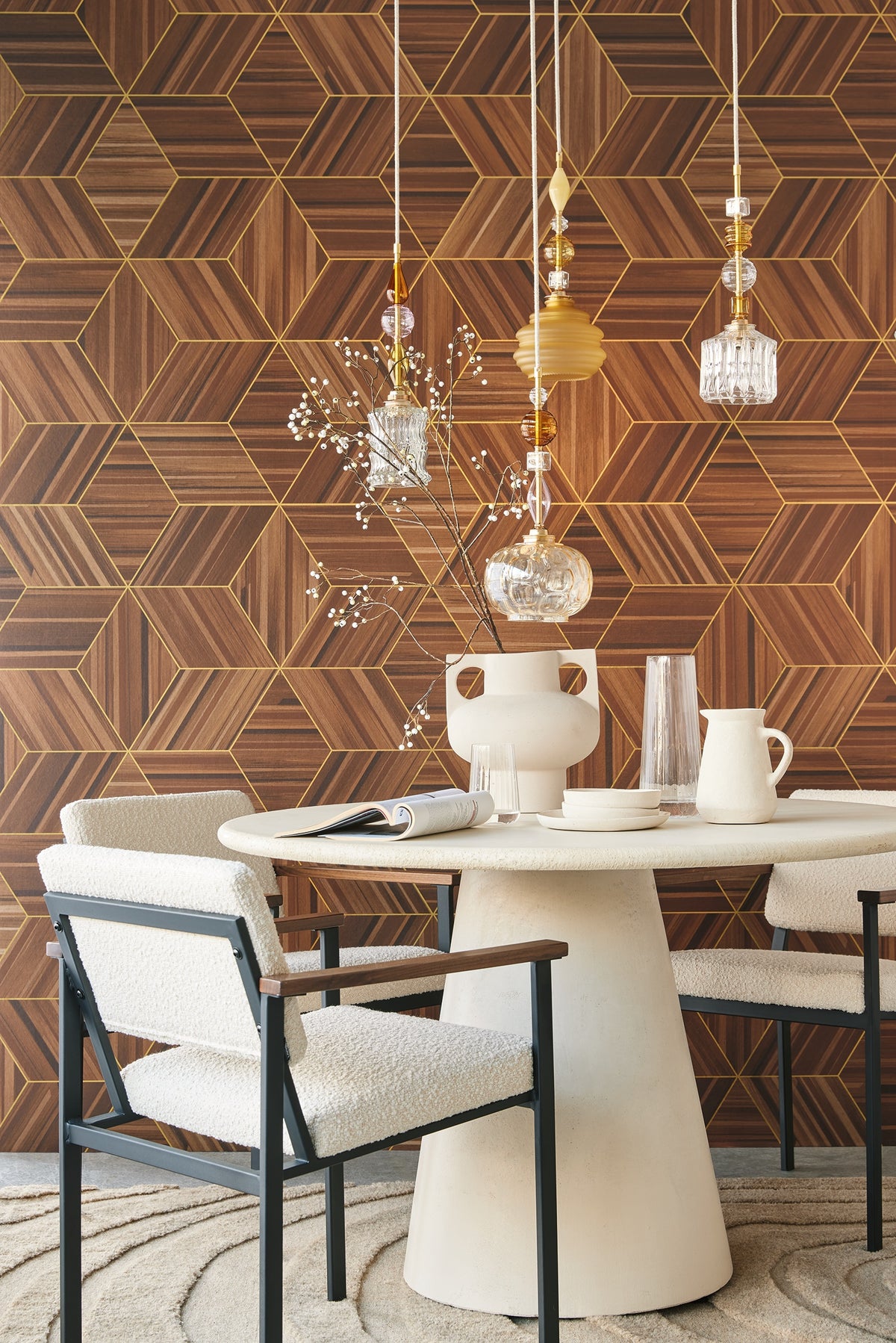 Eijffinger behang Gilded 340181 in interieur