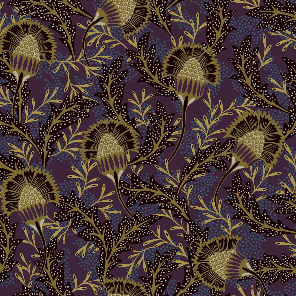 Eijffinger behang Solange 340214 aubergine