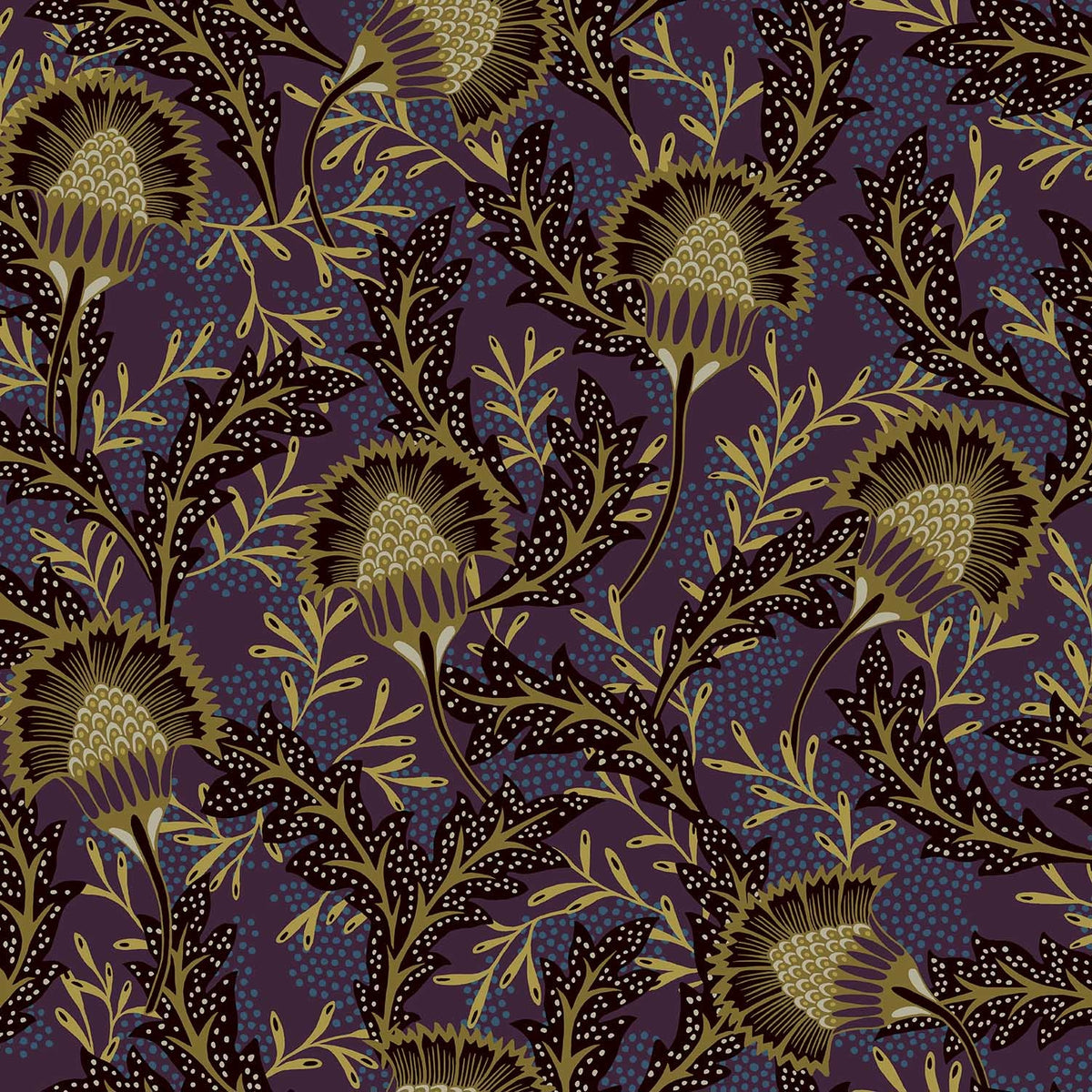 Eijffinger behang Solange 340214 aubergine