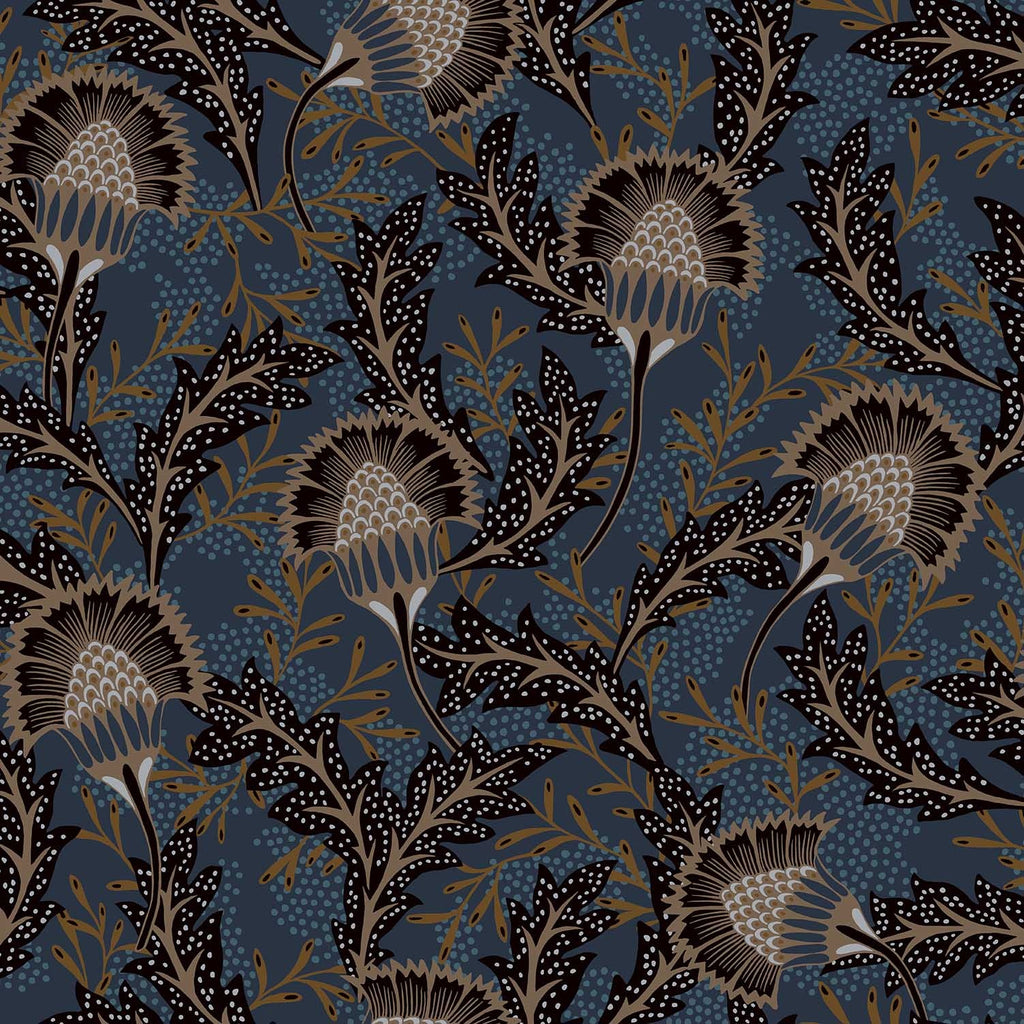 Eijffinger behang Solange 340215 midnight blue