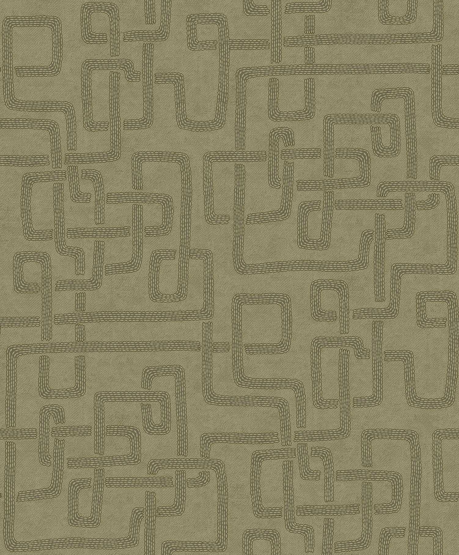 Eijffinger behang Solange 340231 mudgreen