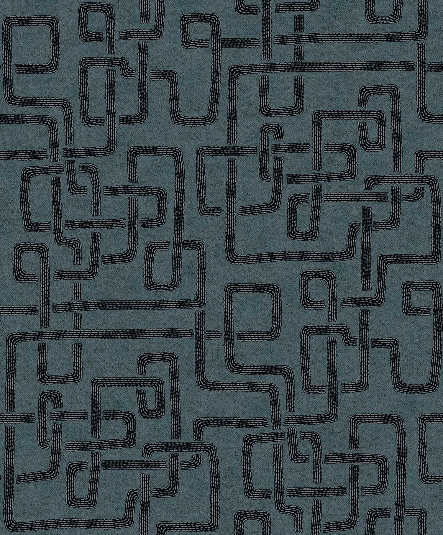Eijffinger behang Solange 340232 tealblue