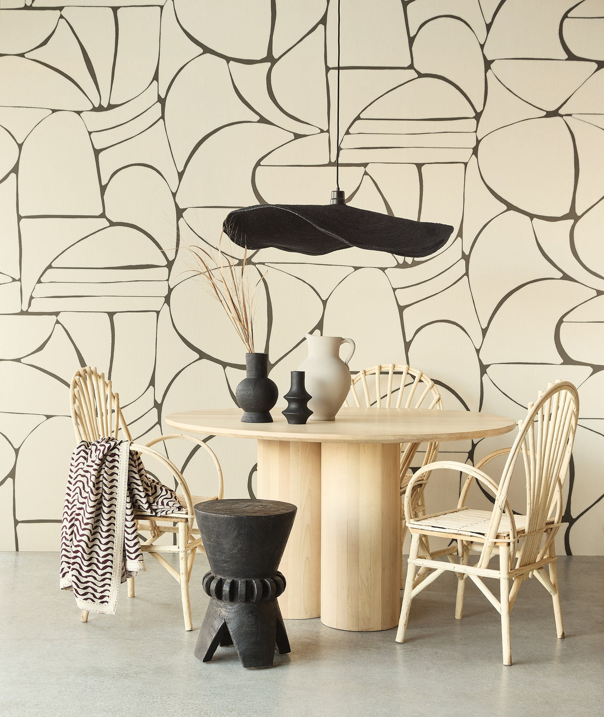 Eijffinger behang Solange 340280 in interieur