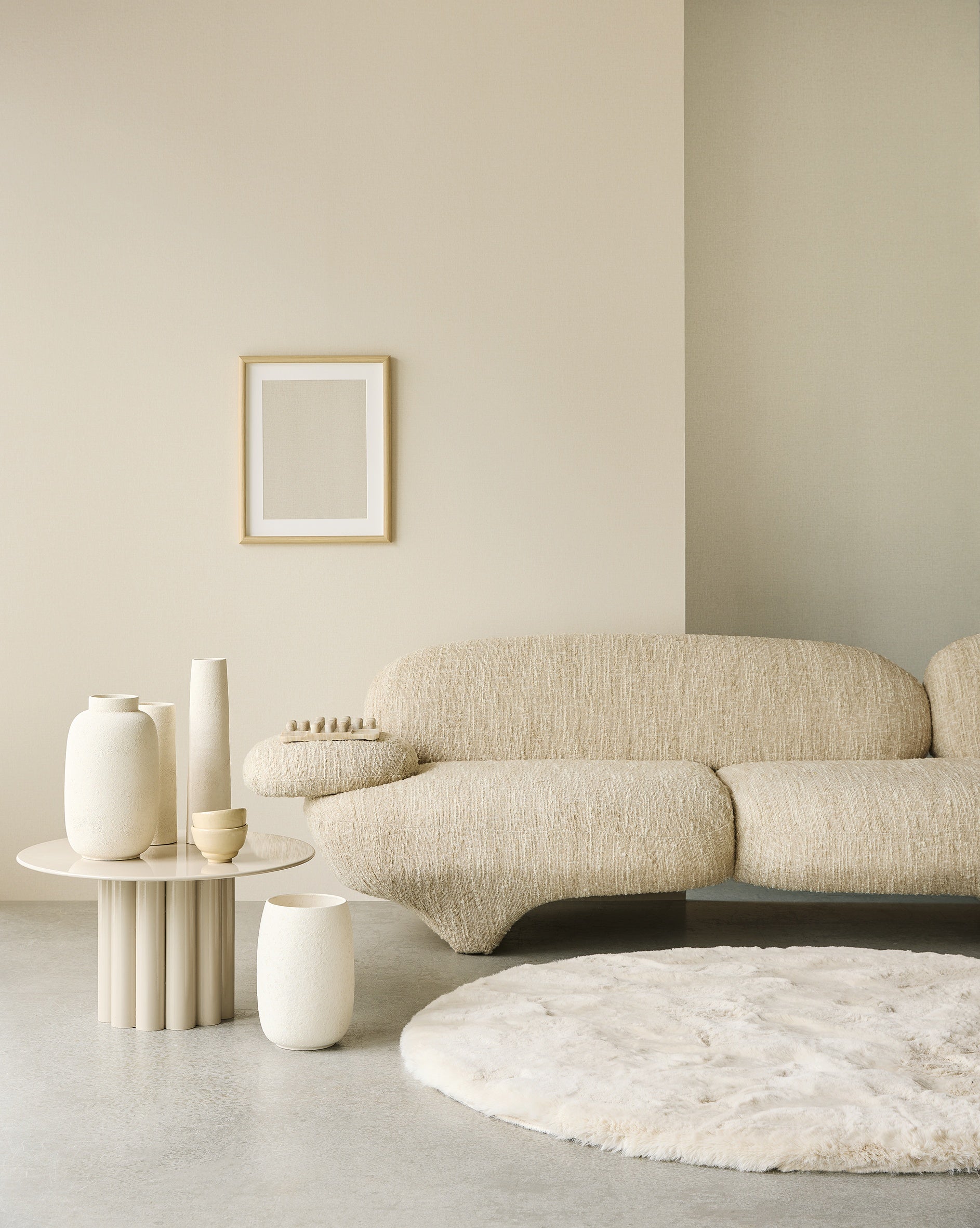 Eijffinger behang Linen Look 340615 in interieur