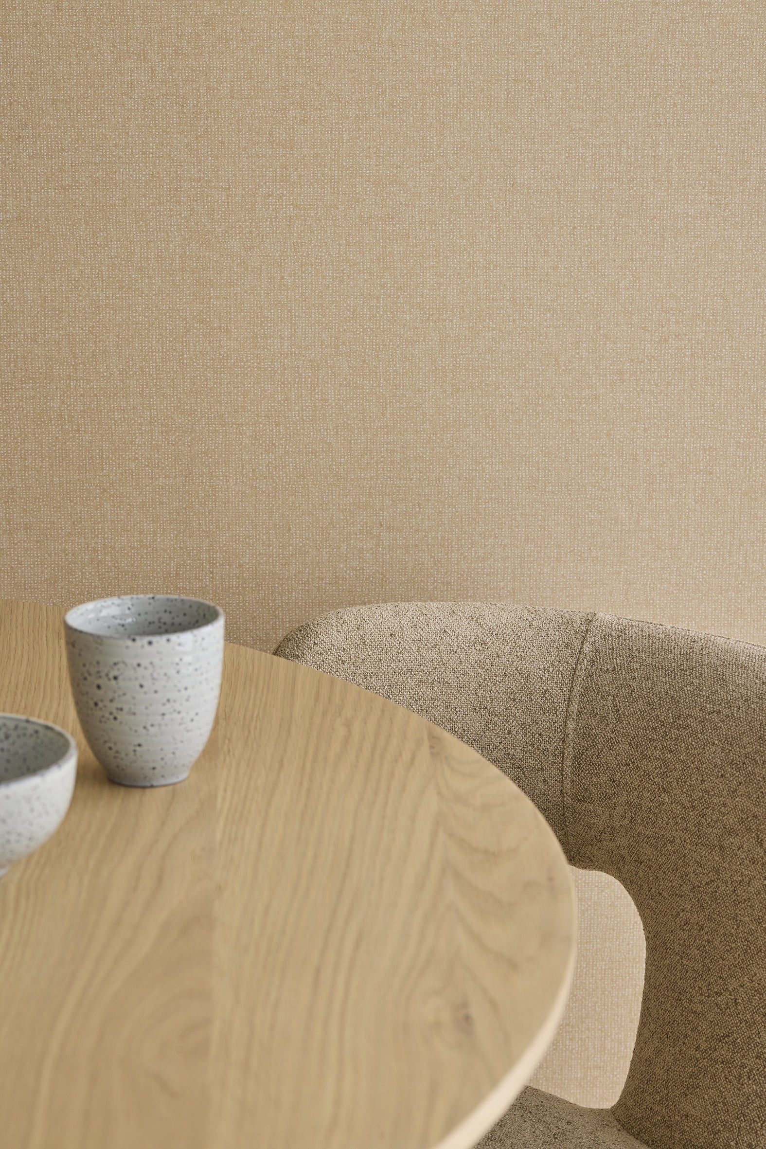 Eijffinger behang Linen Look 340630 in interieur