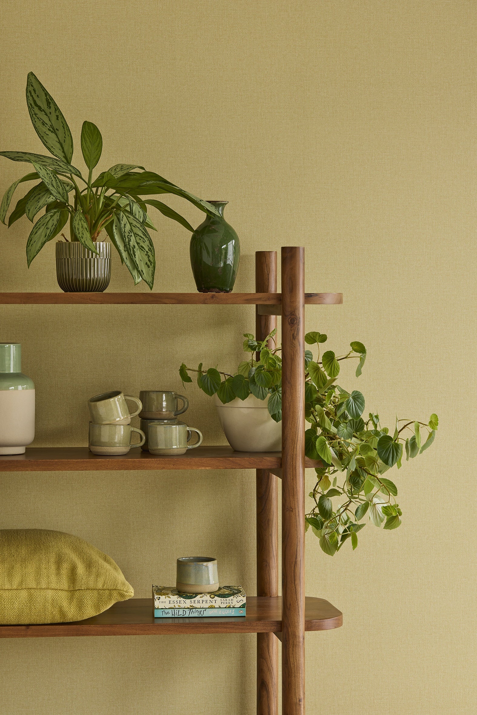 Eijffinger behang Linen Look 340636 in interieur