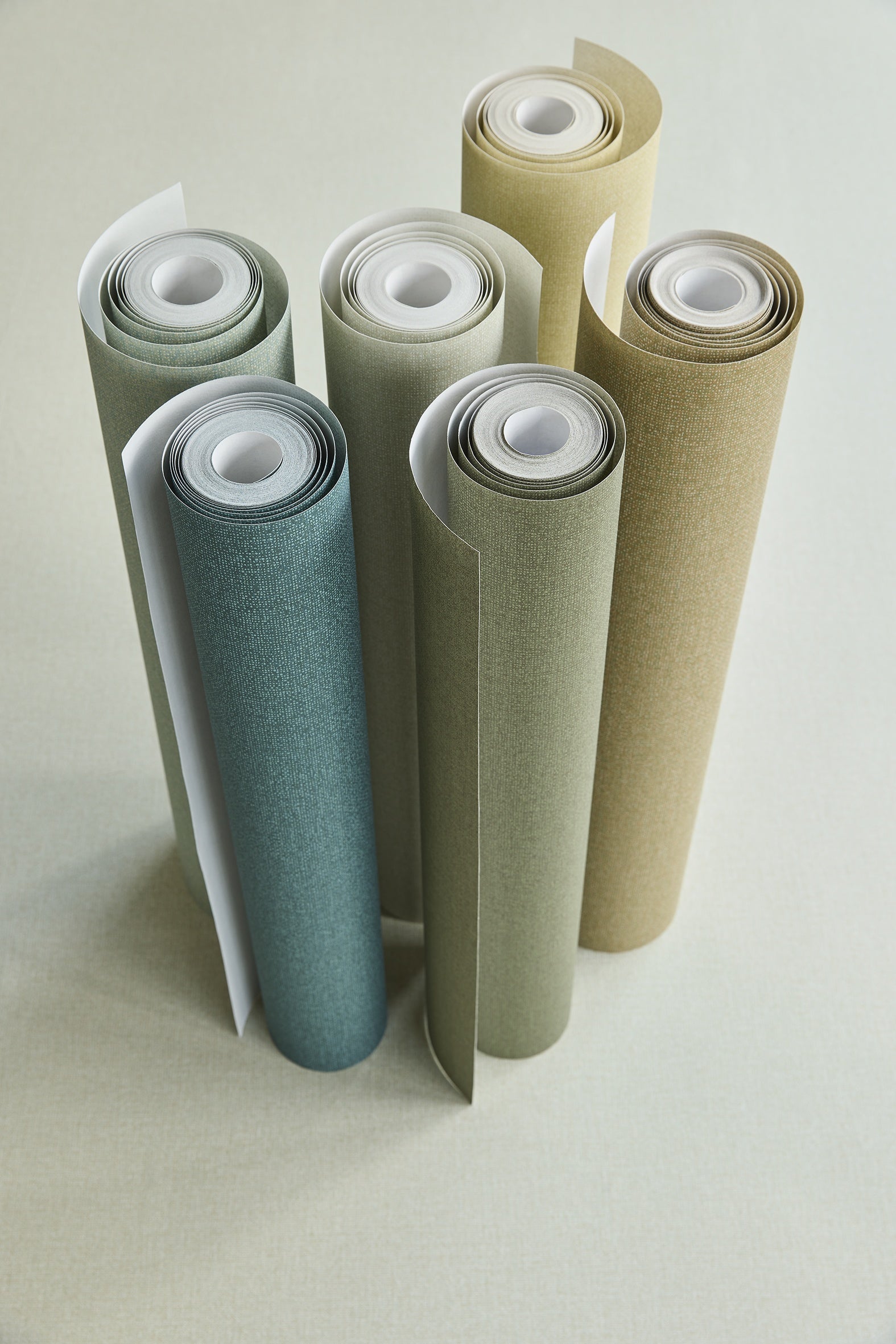 Eijffinger behang Linen Look 340638 ondergrond midden onder in interieur