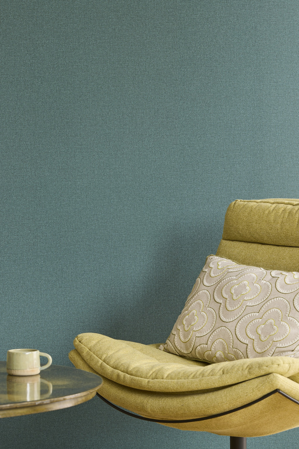 Eijffinger behang Linen Look 340639 in interieur