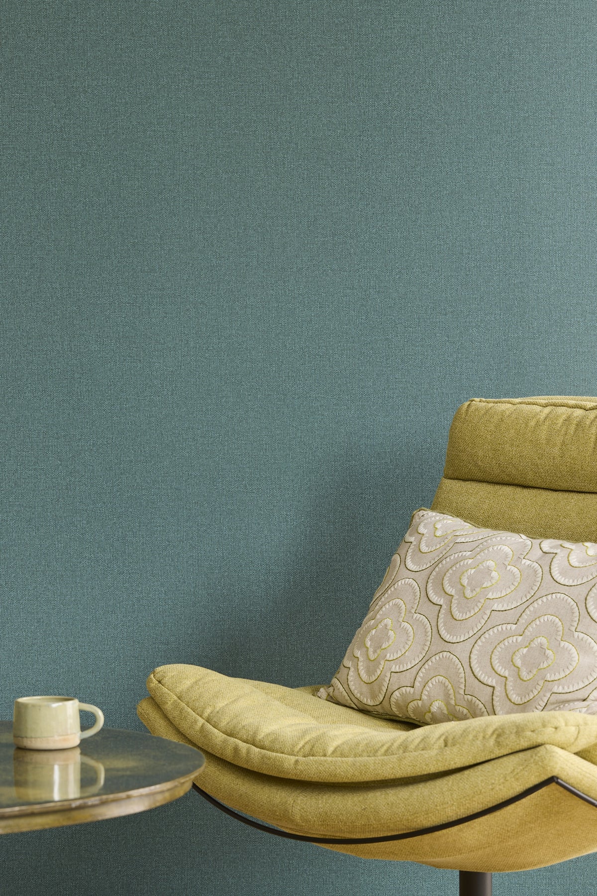 Eijffinger behang Linen Look 340639 in interieur