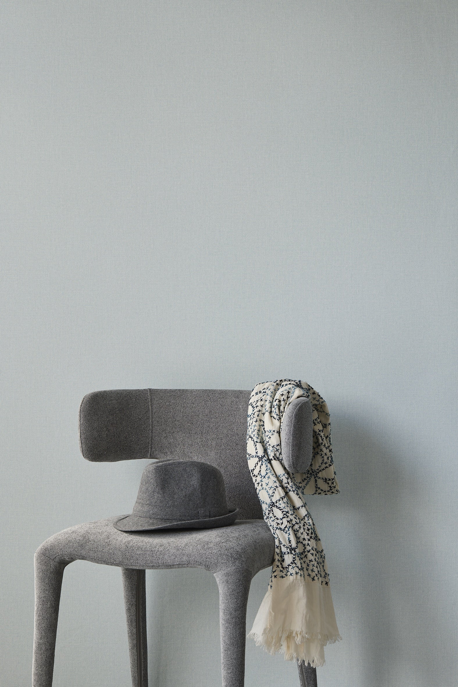 Eijffinger behang Linen Look 340640 in interieur