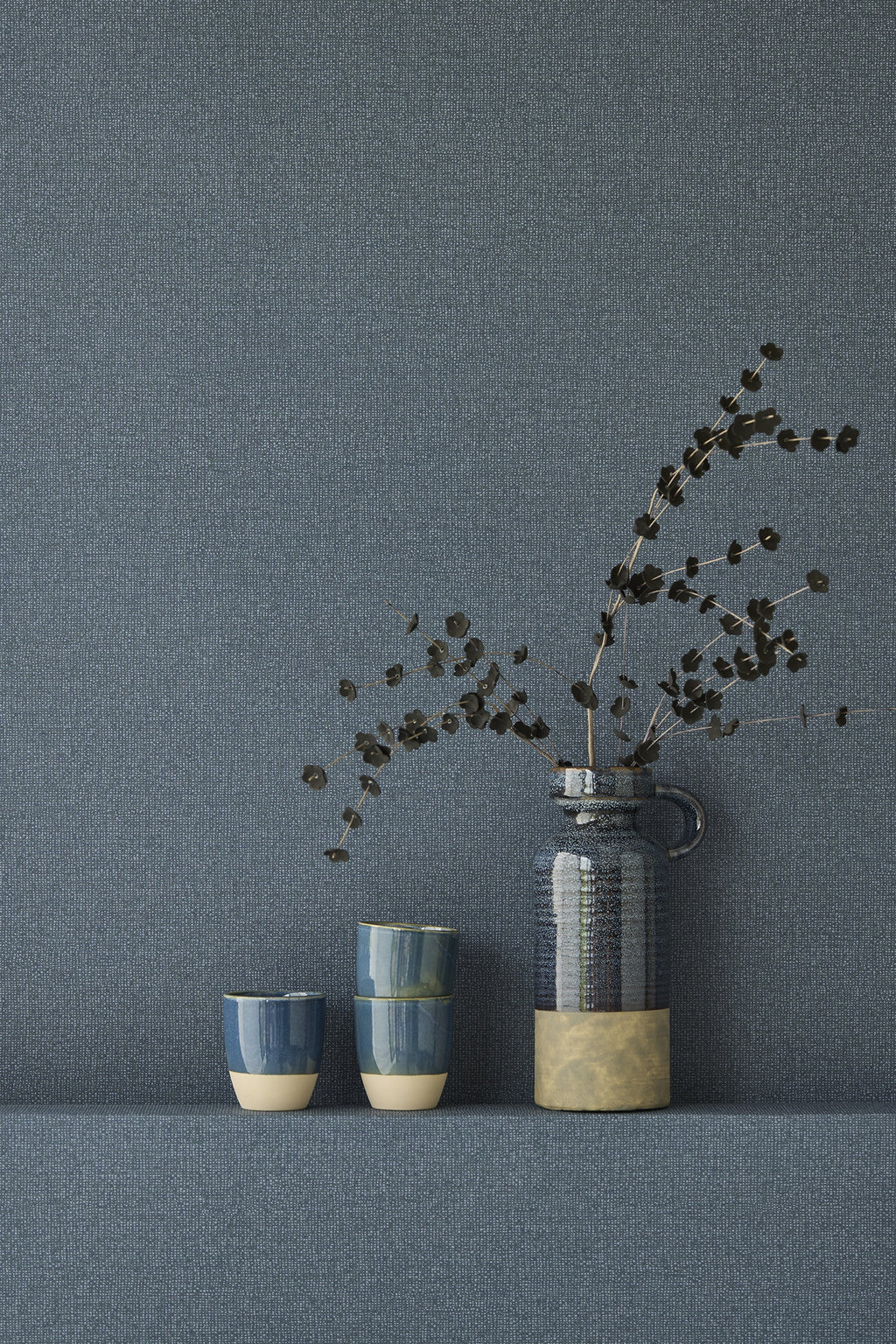 Eijffinger behang Linen Look 340642 in interieur