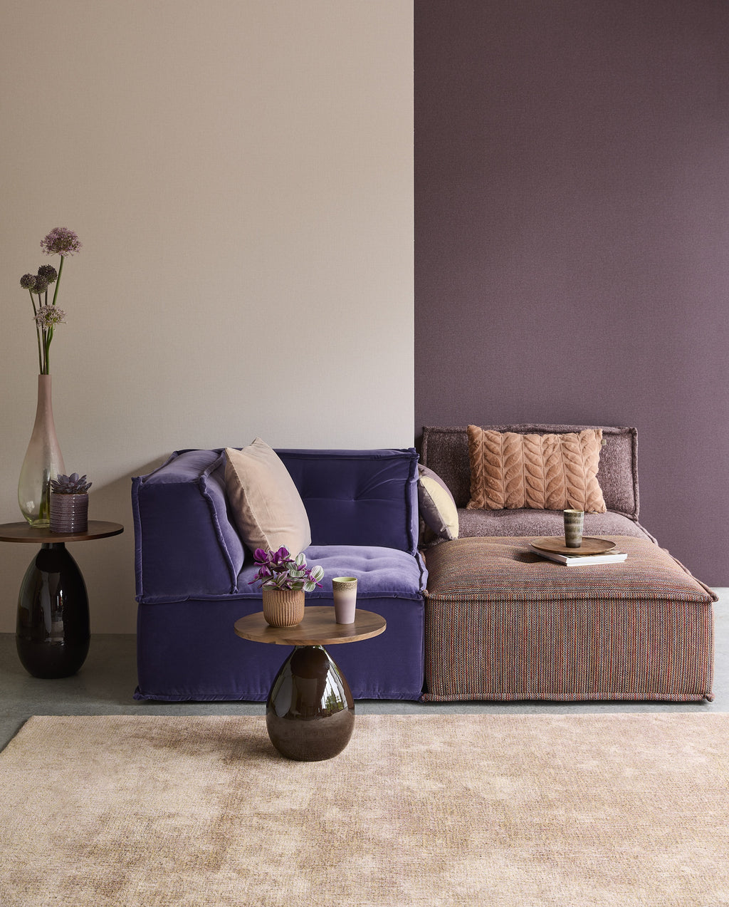 Eijffinger behang Linen Look 340644 in interieur