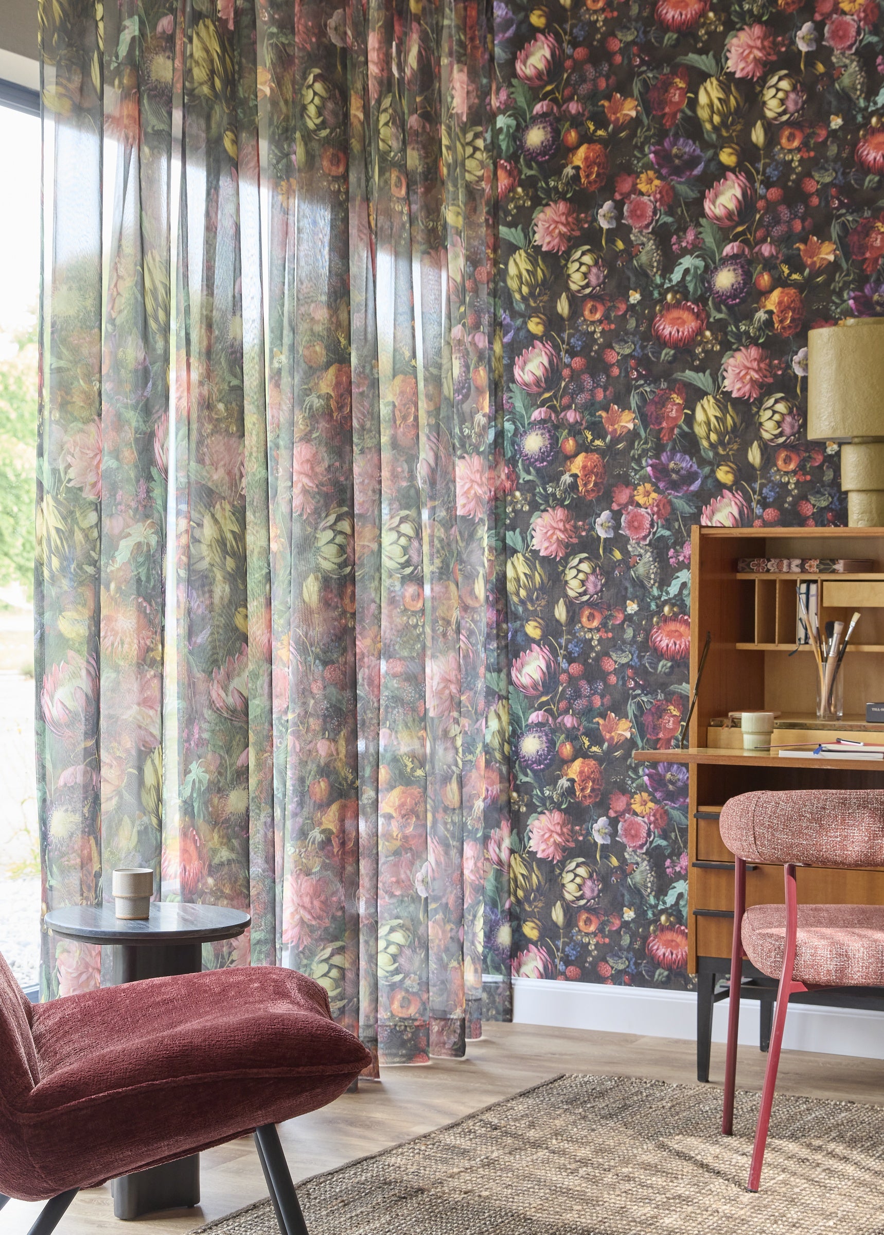 Eijffinger behang Magnifique 351236 flourish in interieur