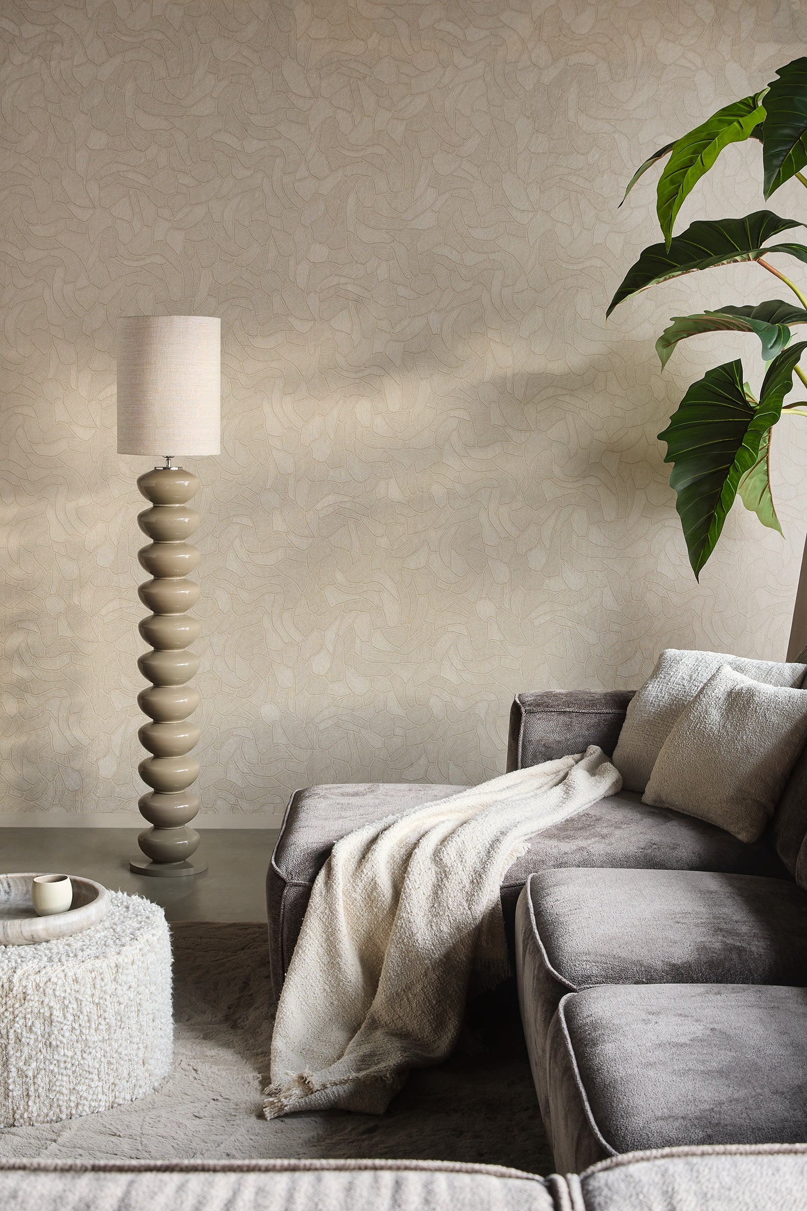 Eijffinger behang Calm Crafted 363211 in interieur