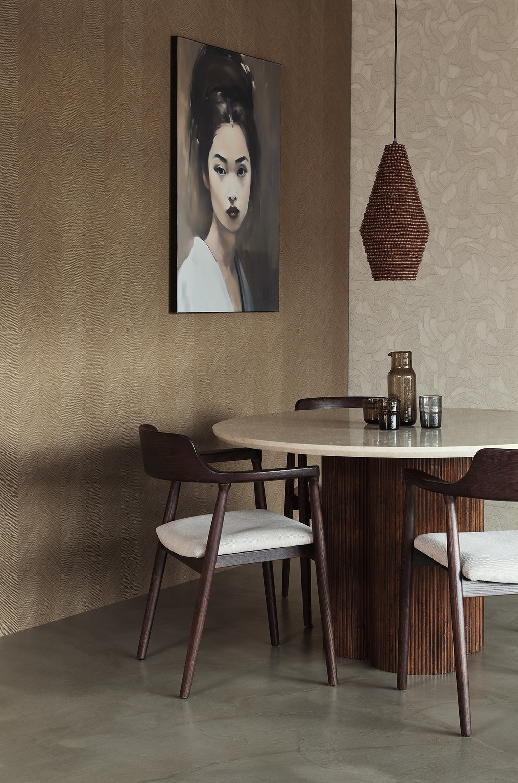 Eijffinger behang Calm Crafted 363211 in interieur