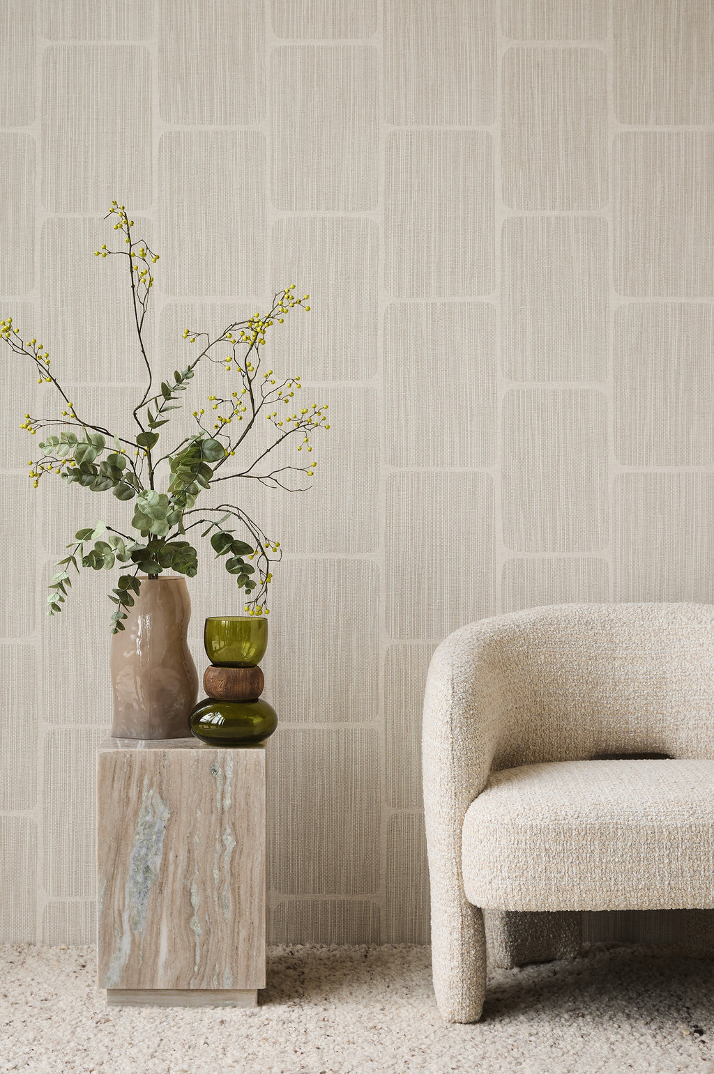 Eijffinger behang Calm Crafted 363252 in interieur