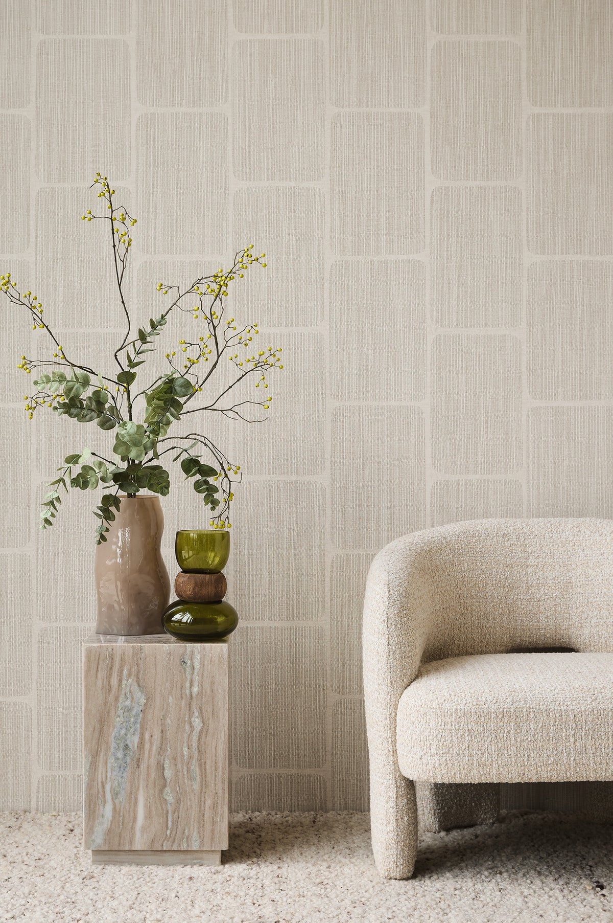 Eijffinger behang Calm Crafted 363252 in interieur