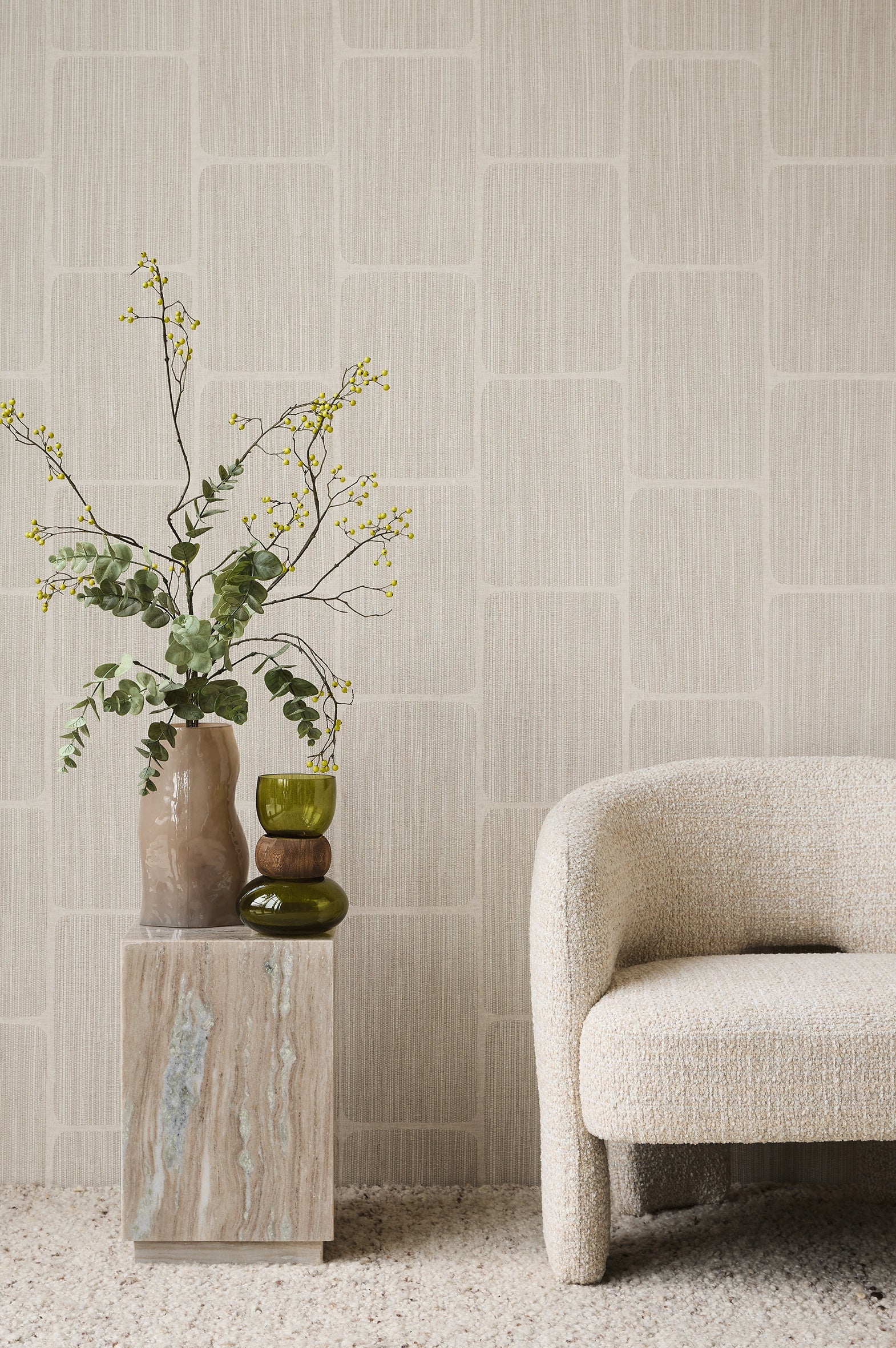 Eijffinger behang Calm Crafted 363252 in interieur