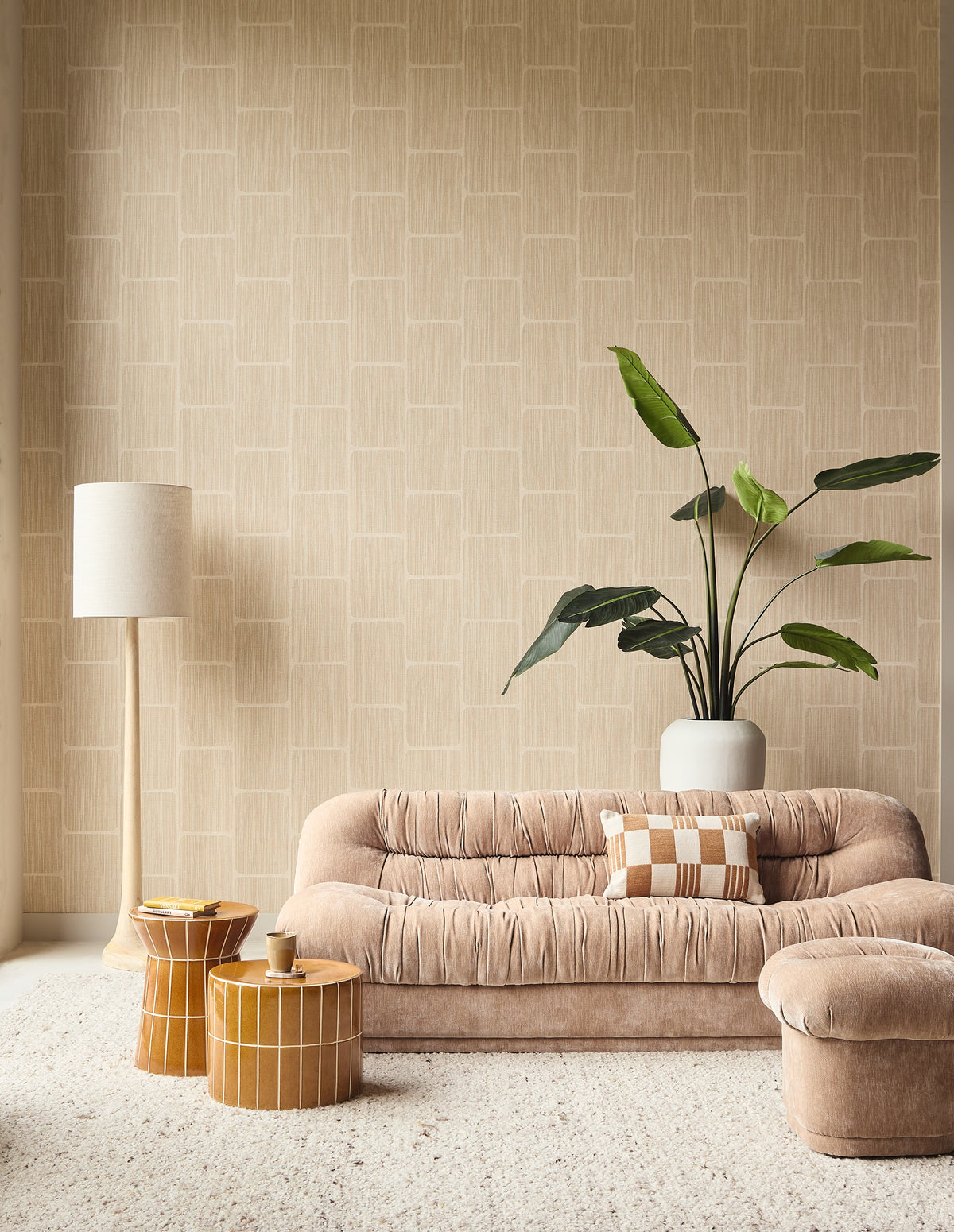 Eijffinger behang Calm Crafted 363253 in interieur