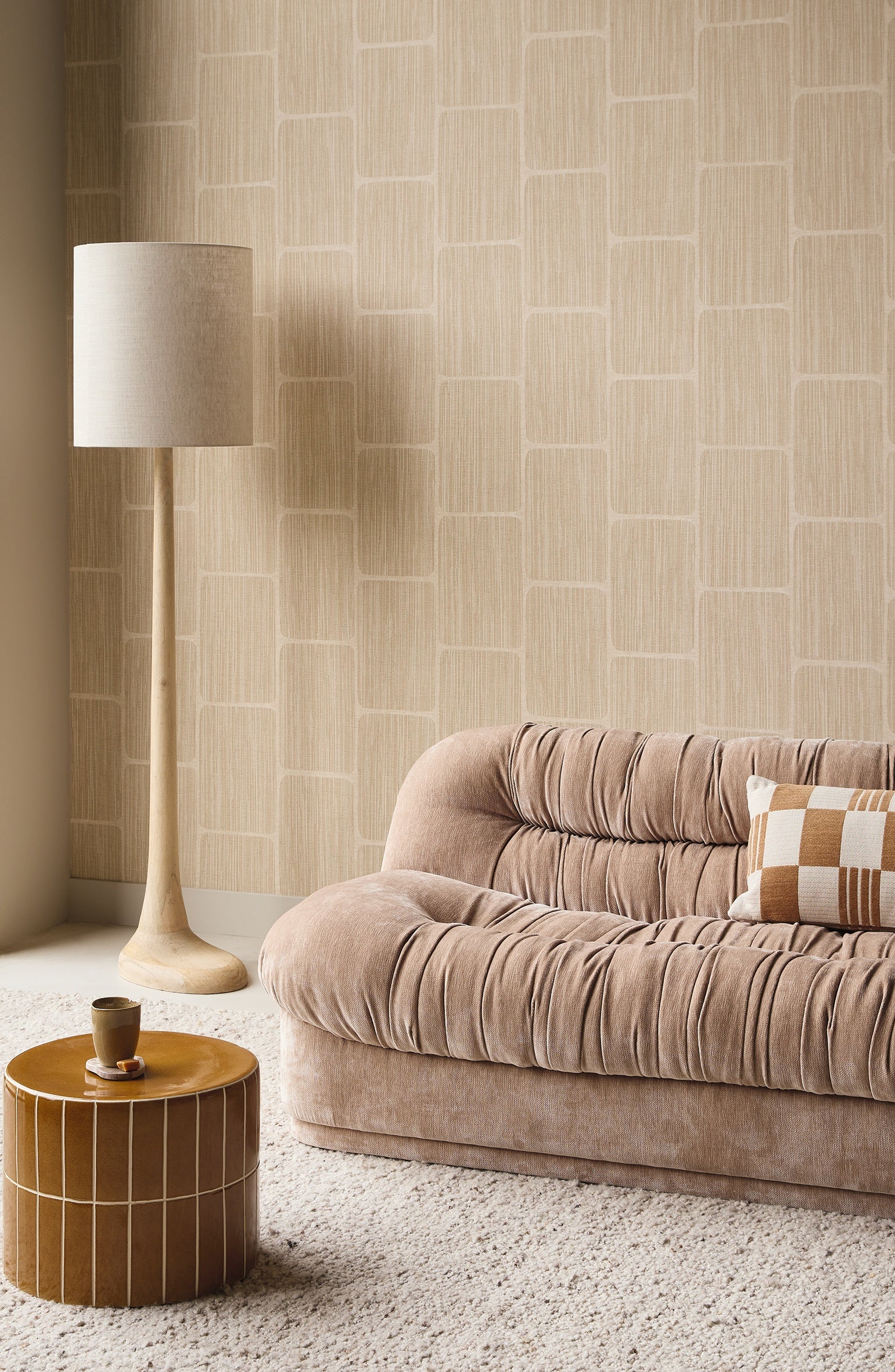 Eijffinger behang Calm Crafted 363253 in interieur