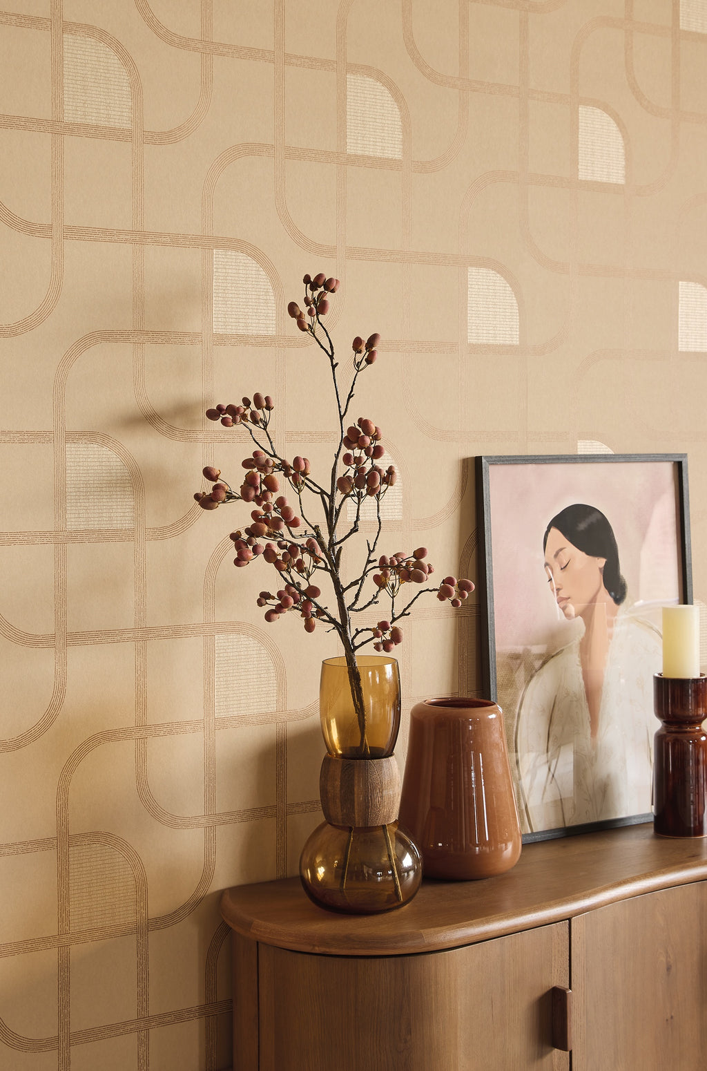 Eijffinger behang Calm Crafted 363264 in interieur