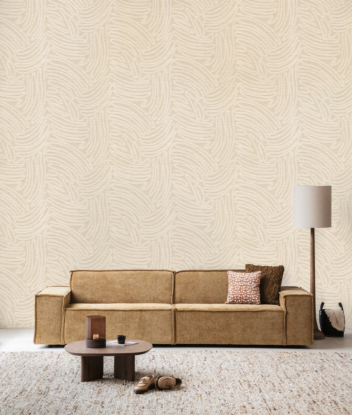 Eijffinger behang Calm Crafted 363281 in interieur