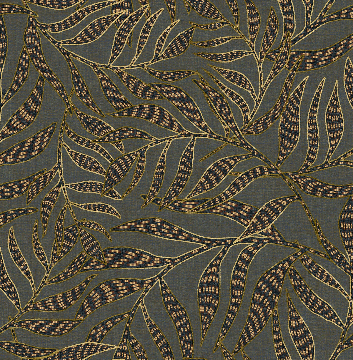 Eijffinger behang Terra 391553 denim olive