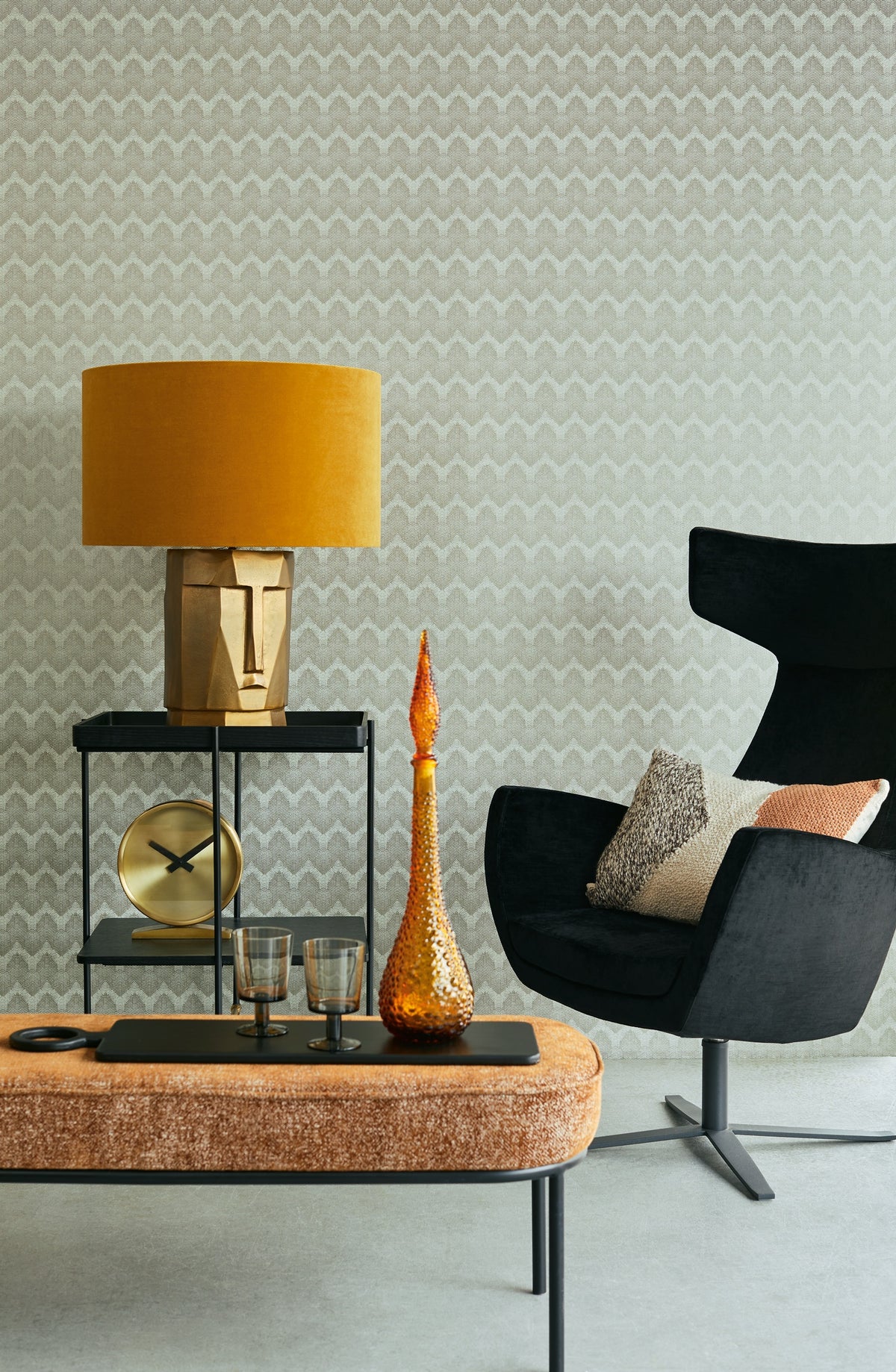 Eijffinger behang Topaz 394522 in interieur
