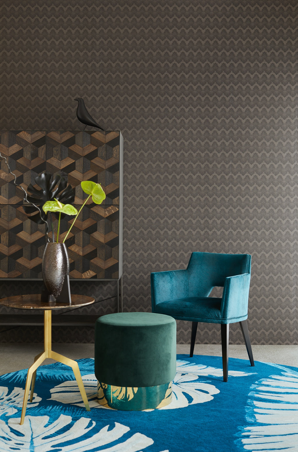 Eijffinger behang Topaz 394524 in interieur