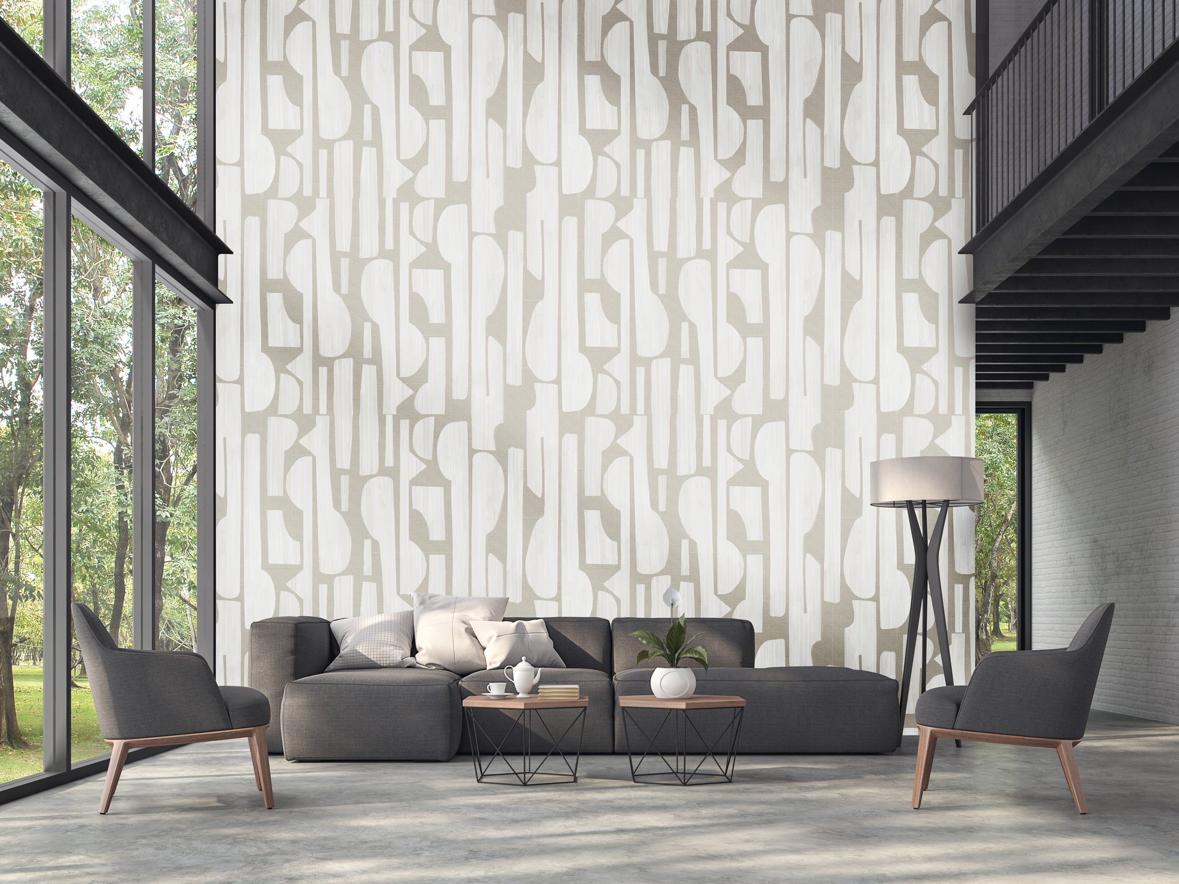 Eijffinger behang Bold 395895 in interieur