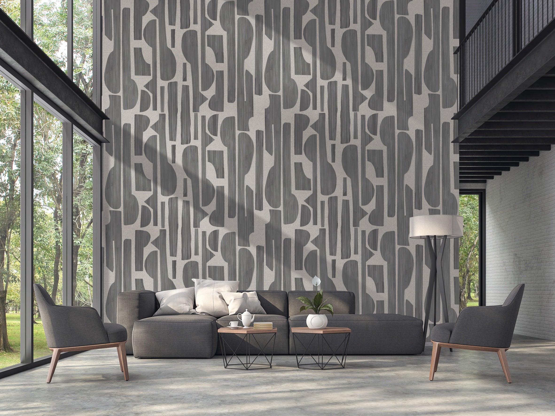 Eijffinger behang Bold 395896 in interieur