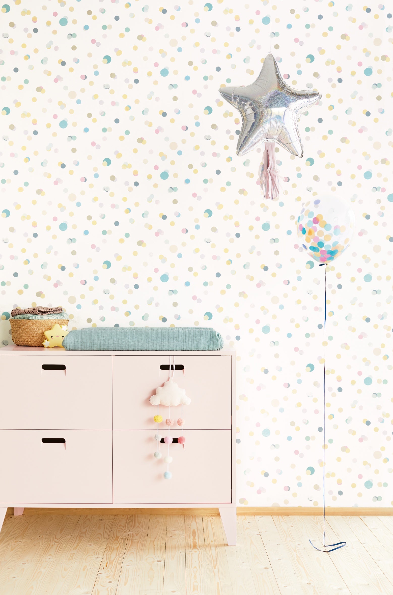 Eijffinger behang Mini Me 399001 in interieur