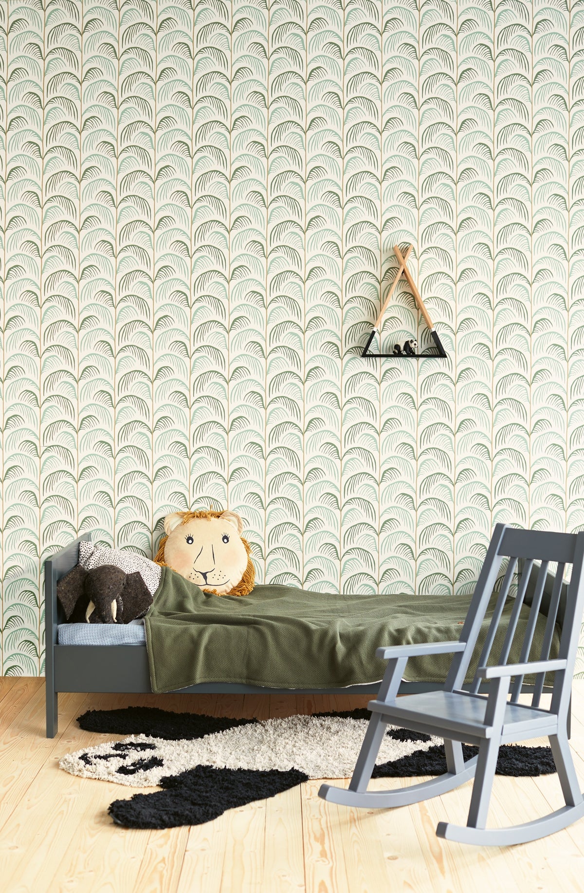Eijffinger behang Mini Me 399070 in interieur