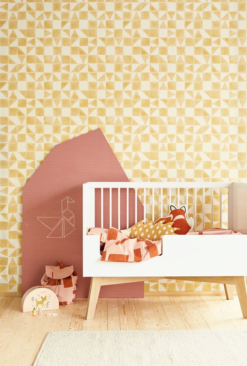 Eijffinger behang Mini Me 399093 in interieur