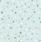 Eijffinger behang Mini Me 399102 scatter groen blauw