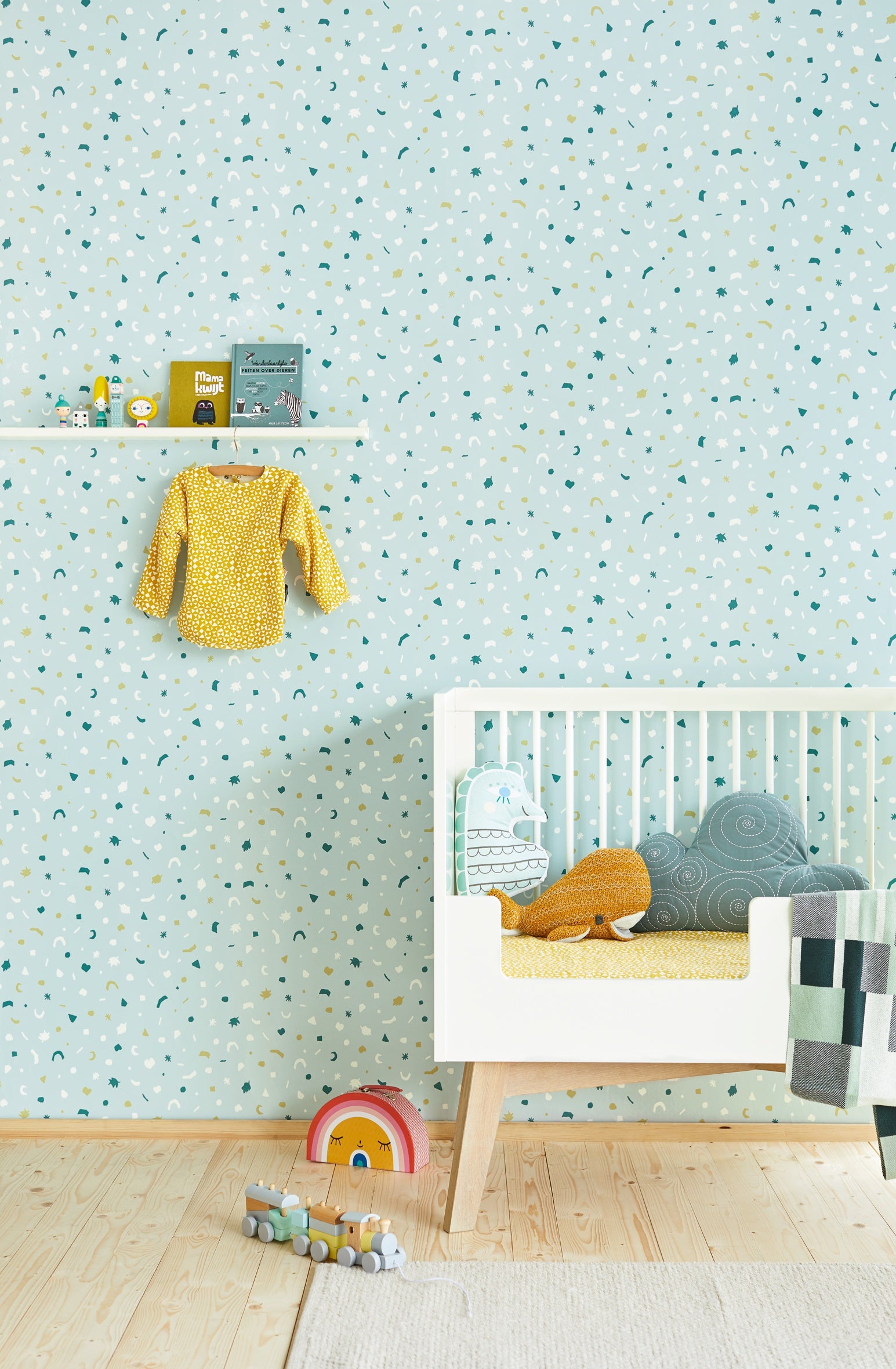 Eijffinger behang Mini Me 399102 in interieur