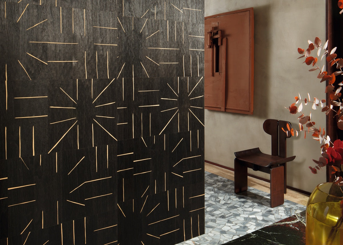 Élitis Marqueteries Le Roi Soleil RM 1038 80 in een sfeervol interieur