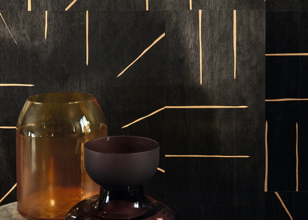Élitis Marqueteries Le Roi Soleil RM 1038 80 in een sfeervol interieur