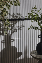 Élitis Rayures Jumelles Pilastre RM 1043 01 in een sfeervol interieur