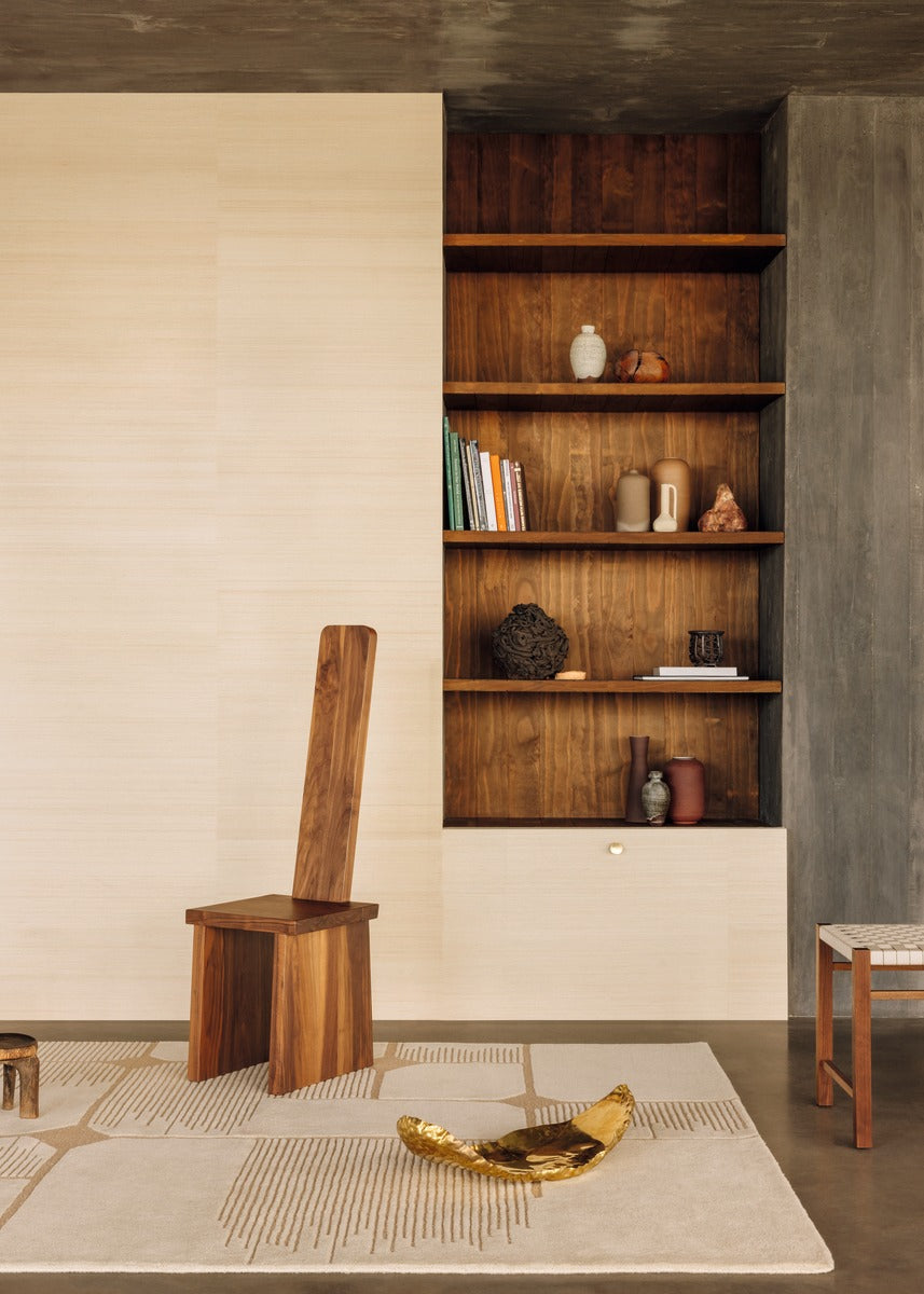 Élitis Maestria Pur abaca RM 1071 03 in een sfeervol interieur